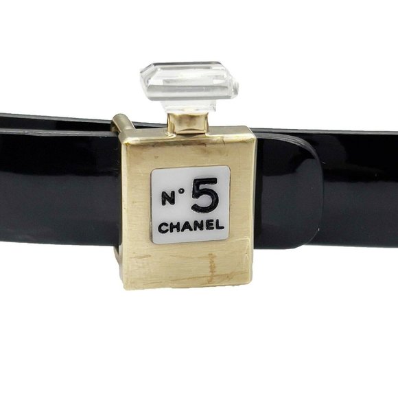 CHANEL - B12 A Slim Black Belt - Perfume No.5 Bottle Buckle - 75 / 30 main image 11
